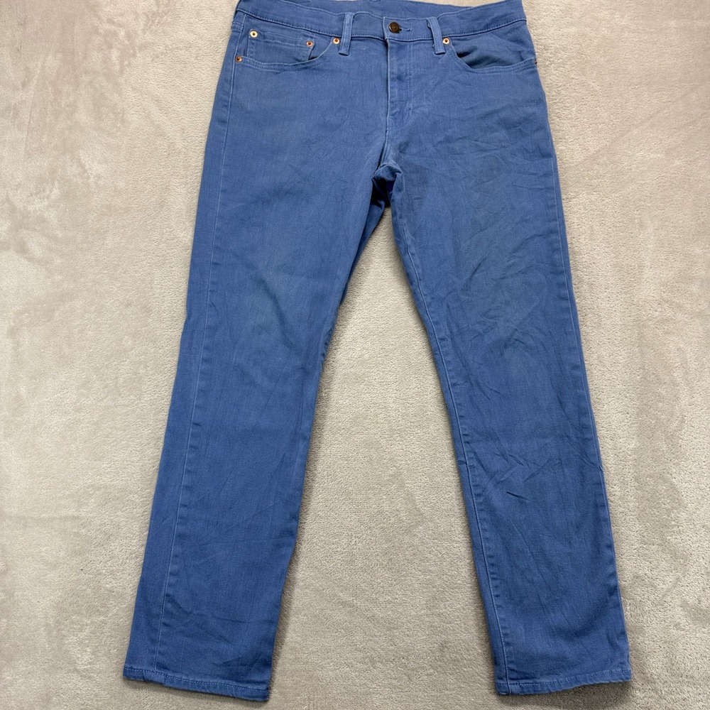 Levi's 511 Jeans Mens 34x40 Blue Slim Fit Stretch Twill Chino Pant Preppy Casual
